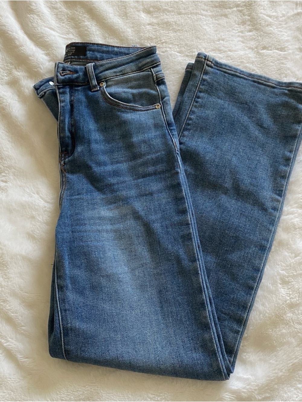 Monkey Ride Jeans 5/27 Original Vintage Straight Leg Stretch Denim Pants High